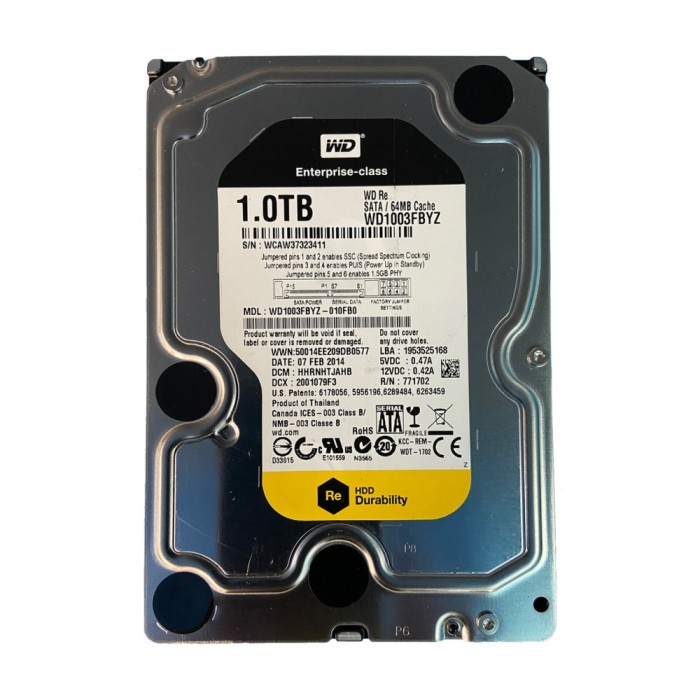 Hard disk PC Western Digital Enterprise Class WD1003FBYZ 1TB SATA 64MB Cache