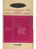 Ioan Neacsu (coord.) - Catalog de enunturi-itemi pentru limba si literatura romana (Editia: 1997)