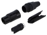 Mufă XLR 4-Pin Mamă pe Cablu