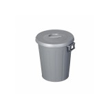 Cos multifunctional cu capac, 25 litri, Okey Tata, gri