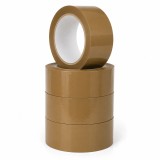 Cumpara ieftin Set 4 benzi adezive maro pentru ambalare, 48 mm x 90 m fiecare, lipire puternica pentru sigilarea cutiilor, coletelor si pachetelor