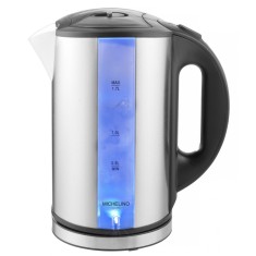 Fierbator electric MICHELINO 74320, 2200W, 1.7 litri, otel inoxidabil, pereti