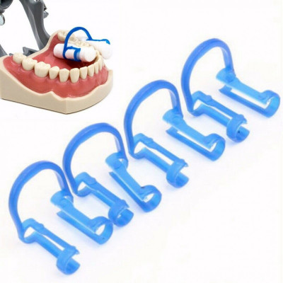 STOMATOLOGIC 20 buc Clipuri dentare de unică folosință ,suport de tifon sau vata foto