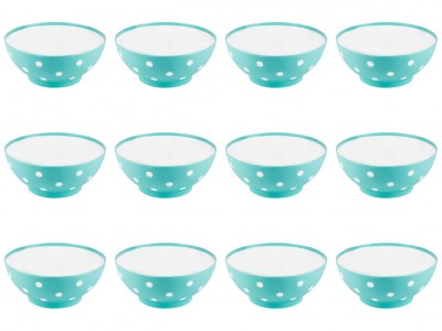 Set boluri, 12 piese, 3 L, Plastic, Verde menta foto