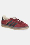 adidas Originals sneakers din piele &icirc;ntoarsă Gazelle Indoor culoarea bordo, JH5403