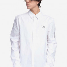 A-COLD-WALL* cămașă din bumbac Pawson Shirt bărbați, culoarea alb, cu guler clasic, regular ACWMSH078-WHITE
