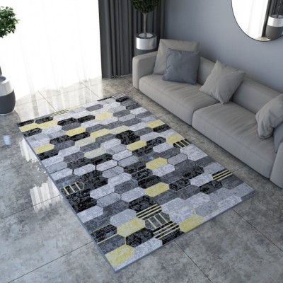 Covor Modern, Kolibri 11203, Gri, Diverse Dimensiuni, 2200 gr/mp - 120x170 cm foto