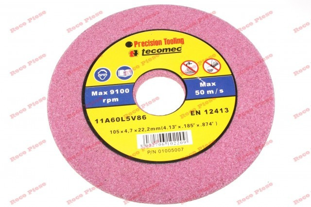 Disc abraziv pentru aparat de ascutit lant drujba 145x 3.2 x 22.2mm Tecomec