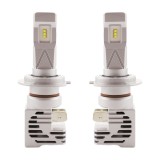 Set 2 Becuri Auto LED H7 pentru Faruri, 12-24V, 4000 Lumeni Super White, Utilizare Off-Road, Carguard