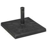 Outsunny Suport Umbrelă de Grădină din Rășină 19kg, Bază Pătrată pentru Stabilitate, Greutate Suport Umbrele | Aosom Romania