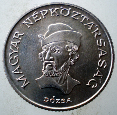 1.079 UNGARIA Gy&amp;ouml;rgy D&amp;oacute;zsa 20 FORINT 1983 XF foto