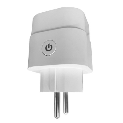 Priza smart / inteligenta Hoff Life RMC001, Wi-Fi, 16A, control vocal, alba foto