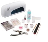 Cumpara ieftin Set mare Basic gel UV - sistem bifazic cu lampă albă cu 1 bec