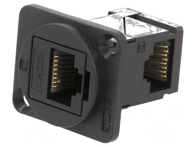 Adaptor FT Cat 5e 8p8c RJ45 soclu, ambele părţi