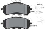 Set placute frana TEXTAR 2589501