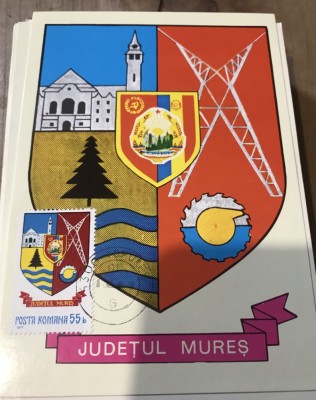 CPIF Stema cu timbru al Judetului Mures foto