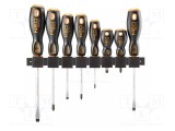 Set 8 șurubelnițe Phillips și plat NEO TOOLS, m&acirc;nere ergonomice magnetice
