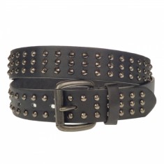 Curea barbati, casual-eleganta, din piele ecologica, latime 3.5 cm, negru - CK143N