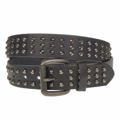 Curea barbati, casual-eleganta, din piele ecologica, latime 3.5 cm, negru - CK143N foto