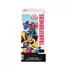 Set 12 creioane colorate Transformers foto