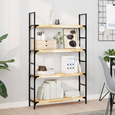 vidaXL Raft suspendat, 80x20x4 cm, lemn masiv de acacia netratat foto