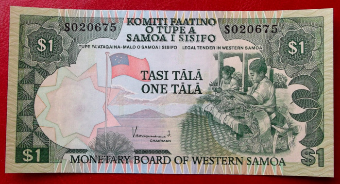 SAMOA DE VEST 1 tala 1980 UNC necirculata **