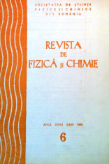 Revista de fizica si chimie. Anul XXVII iunie 1990, Nr. 6 foto