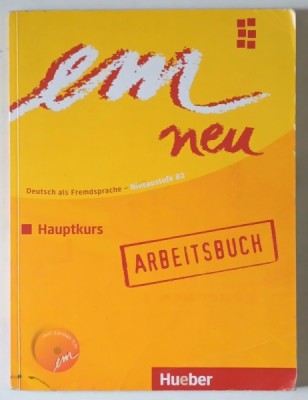 DEUTSCH ALS FREMDSPRACHE - NIVEAUSTUFE B2 , ARBEITSBUCH , HAUPTKURS von MICHAELA PERLMANN - BALME und SUSANNE SCHWALB , 2008 foto