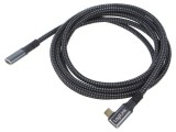 Cablu USB 3.2 Gen 2 USB-C unghiat aurit 2m LOGILINK negru