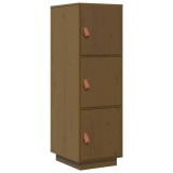 Cumpara ieftin Dulap inalt, maro miere, 34x40x108,5 cm, lemn masiv de pin