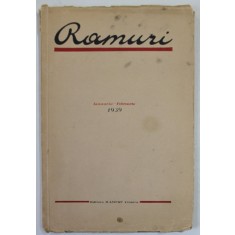 RAMURI , REVISTA , ANUL 31 , NR. 1-2 , IANUARIE - FEBRUARIE , 1939