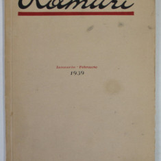 RAMURI , REVISTA , ANUL 31 , NR. 1-2 , IANUARIE - FEBRUARIE , 1939