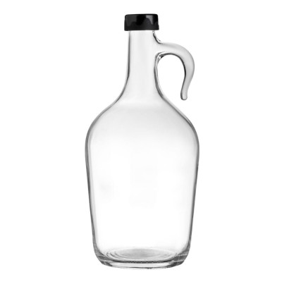 Recipient Sticlă, Model 1.5L, Capac Negru, M&amp;acirc;ner, Capacitate 1.5L foto