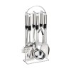 Set ustensile Bohmann, 7 piese, otel inoxidabil, suport inclus