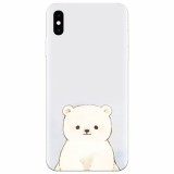 Husa silicon pentru Apple Iphone X, Bear