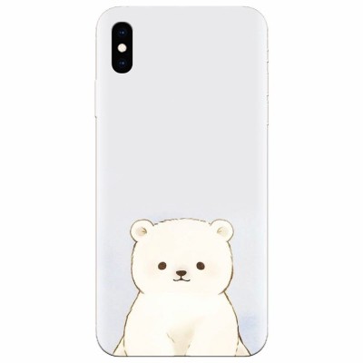 Husa silicon pentru Apple Iphone XS Max, Bear foto