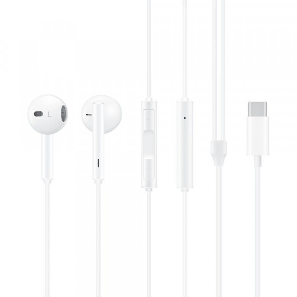 Handsfree USB-C Huawei CM33, Alb