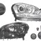 Far Mercedes Clasa Ml (W164), 07.2005-06.2008, fata, Dreapta, H7+H7+H7+PY21W+W5W+WY5W; electric; cu motor, DEPO