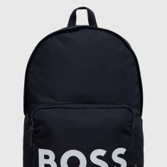 BOSS rucsac bărbați, culoarea negru, mare, cu imprimeu 50490969