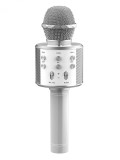 Microfon Wireless Karaoke MRG MWS858, Reincarcabil, Boxa, Gri C1039