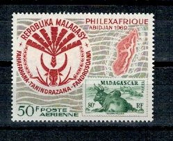 Madagascar 1969 - Philexafrique, neuzat foto