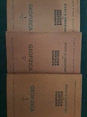 Geofizica, geologie, geografie- 3 lucrari
