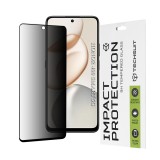 Folie sticla Honor 400 Smart 5G Asteroid GSM 111D Privacy Full Glue, negru