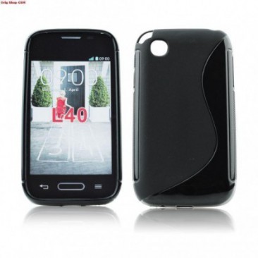HUSA SILICON S-LINE LG L40 (D160) NEGRU foto