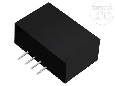 Convertor DC/DC 2W 10,8-13,2V la 5V 400mA SIP foto