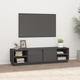 Comoda TV, gri, 156x40x40 cm, lemn masiv de pin GartenMobel Dekor, vidaXL