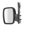 Oglinda exterioara Citroen Jumpy, Fiat Scudo, Peugeot Expert, 02.2007-, Stanga, Crom, manuala,prin cablu, Fara incalzire, carcasa neagra, Convex, Vie