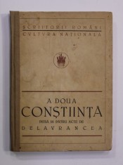 A DOUA CONSTIINTA - PIESA IN PATRU ACTE de DELAVRANCEA , 1923 foto