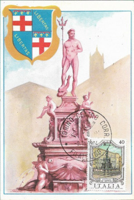 C1757 - Italia 1974 - carte maxima Arta foto