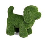 Cumpara ieftin Figurina Catelus iarba artificiala verde 100x50x88h